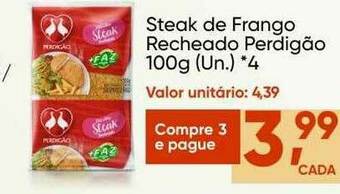 Imec Supermercados Steak De Frango Recheado Perdigão oferta