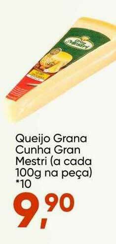 Imec Supermercados Queijo Grana Cunha Gran Mestri oferta
