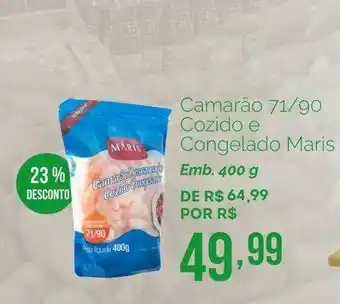 Camarão 71-90 Cozido E Congelado Maris 23% Desconto