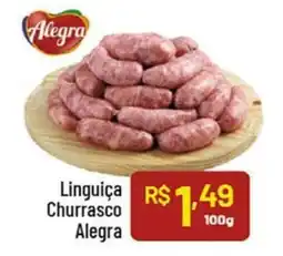 Supermercados Goes Linguiça Churrasco Alegra oferta