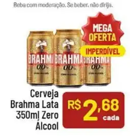 Supermercados Goes Cerveja Brahma Lata Zero oferta