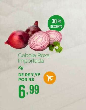 Oba Hortifruti Cebola Roxa Importada 30% Desconto oferta
