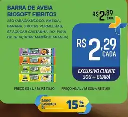 Supermercado Guará Barra de aveia biosoft fibritos oferta