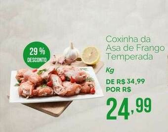 Oba Hortifruti Coxinha Da Asa De Frango Temperada 29% Desconto oferta