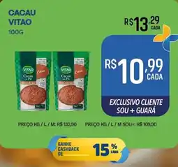 Supermercado Guará Cacau vitao oferta