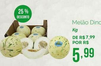 Oba Hortifruti Melão Dino 25% Desconto oferta