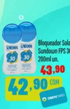 Rede Top Bloqueador Solar Sundown Fps30 oferta