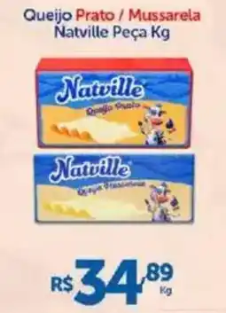 Atakarejo Queijo Prato / Mussarela Natville Peça oferta