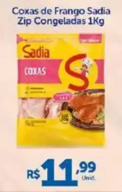 Atakarejo Coxas de Frango Sadia Zip Congeladas oferta