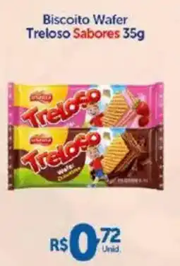 Atakarejo Biscoito Wafer Treloso Sabores oferta