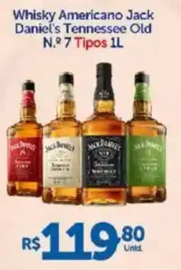Atakarejo Whisky Americano Jack Daniel's Tennessee Old N.º 7 Tipos oferta