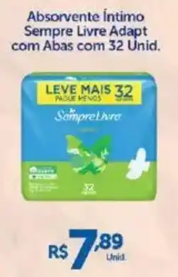 Atakarejo Absorvente Íntimo Sempre Livre Adapt com Abas oferta