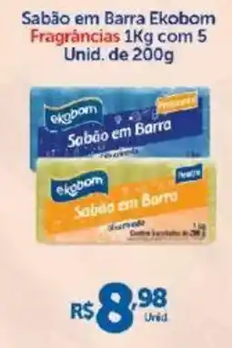 Atakarejo Sabão em Barra Ekobom Fragrâncias oferta