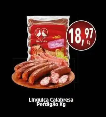 Supermercados Campeão Linguiça Calabresa Perdigão oferta