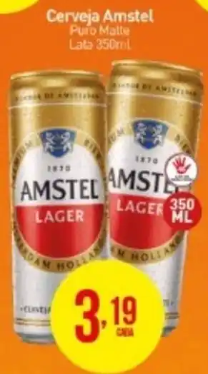 Rede Bom Lugar Cerveja Amstel oferta