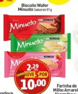 Rede Bom Lugar Biscoito Wafer Minueto Sabores oferta
