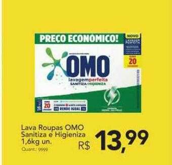 Supermercados Koch Lava Roupas Omo Sanitiza E Higieniza oferta