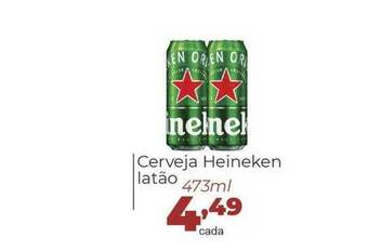Super Nicolini Cerveja Heineken Latão oferta