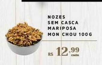 Empório Bahamas Nozes Sem Casca Mariposa Mon Chou oferta