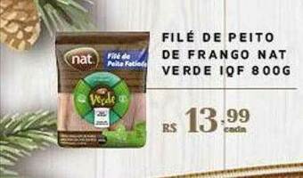 Filé De Peito De Frango Nat Verde Iqf