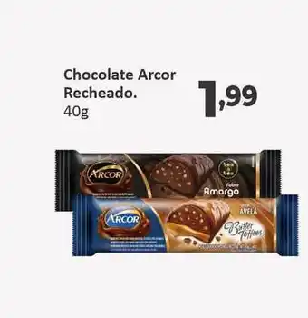 Peruzzo Chocolate Arcor Recheado 40g oferta