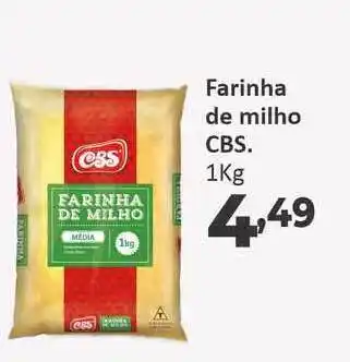 Farinha De Milho Cbs 1kg
