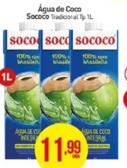 Rede Bom Lugar Água de Coco Sococo Tradicional Tp oferta