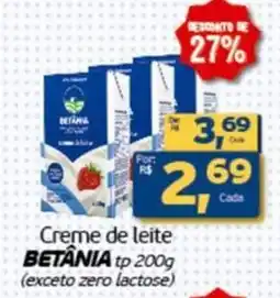 Cometa Supermercados Creme de leite BETÂNIA to oferta