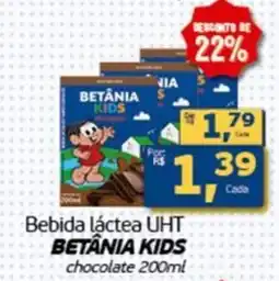 Cometa Supermercados Bebida láctea UHT BETÂNIA KIDS chocolate oferta