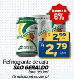 Cometa Supermercados Refrigerante de caju SÃO GERALDO oferta