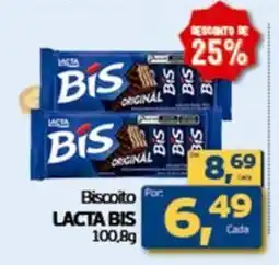 Cometa Supermercados Biscoito LACTA BIS oferta