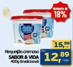 Cometa Supermercados Requeijão cremoso SABOR & VIDA oferta