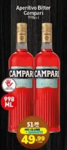 Rede Bom Lugar Aperitivo Bitter Campari oferta