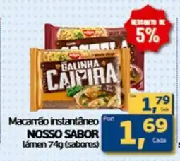 Cometa Supermercados Macarrão instantâneo NOSSO SABOR lámen oferta