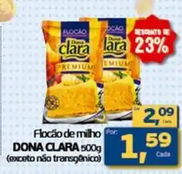 Cometa Supermercados Flocão de milho DONA CLARA oferta