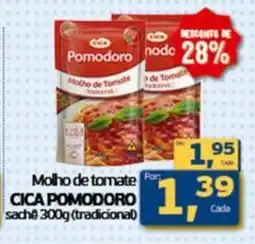 Cometa Supermercados Molho de tomate CICA POMODORO sache oferta