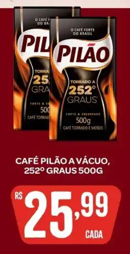Atacadão Dia a Dia Café pilão a vácuo, 252° graus oferta