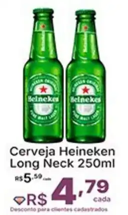 Super Lagoa Cerveja Heineken Long Neck oferta