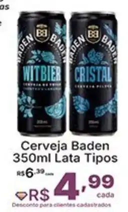 Super Lagoa Cerveja Baden Lata Tipos oferta
