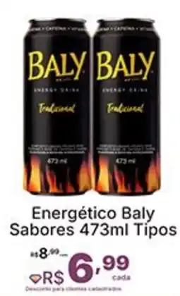 Super Lagoa Energético Baly Sabores tipos oferta