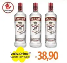 Atacadão Vodka Smirnoff Garrafa oferta