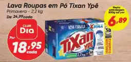 Dia Lava Roupas em Pó Tixan Ypê Primavera oferta
