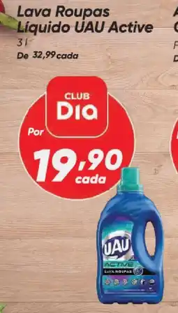 Dia Lava Roupas Líquido UAU Active oferta