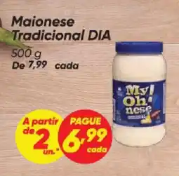 Dia Maionese Tradicional DIA oferta