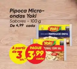 Dia Pipoca Micro- ondas Yoki Sabores oferta