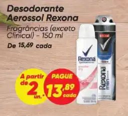 Dia Desodorante Aerossol Rexona oferta