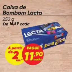 Dia Caixa de Bombom Lacta oferta
