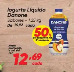 Dia logurte Líquido Danone Sabores oferta