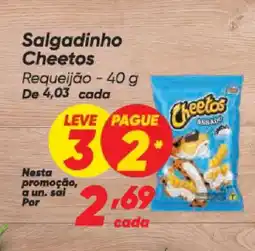 Dia Salgadinho Cheetos Requeijão oferta