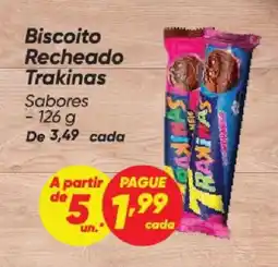 Dia Biscoito Recheado Trakinas Sabores oferta